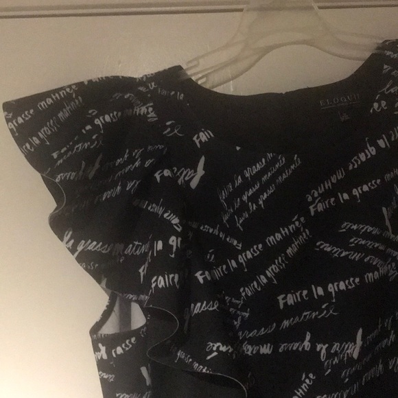 Eloquii Ruffle Dress - Picture 3 of 7